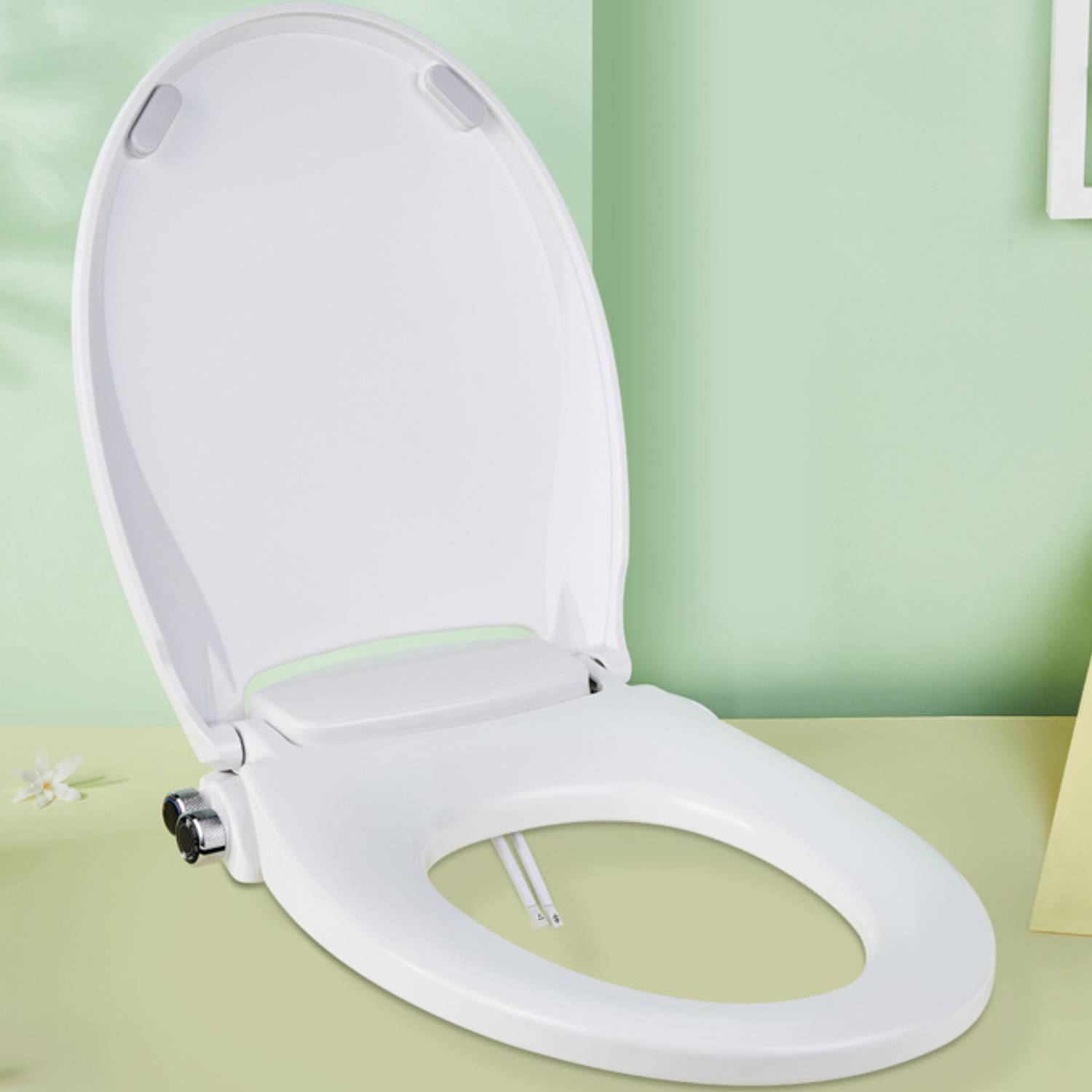 Non-Electric Bidet Toilet Seat - Elongated