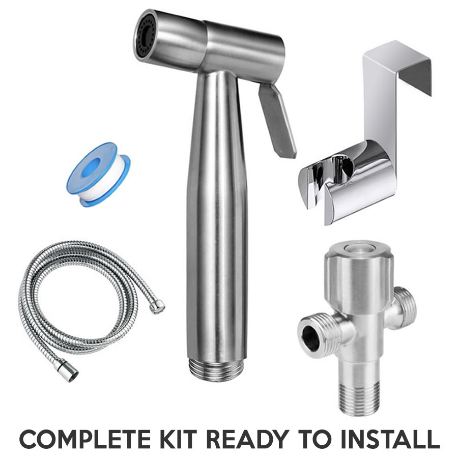 Stainless Steel Handheld Bidet Kit: image 5