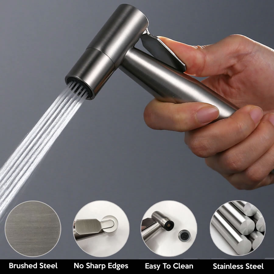 Stainless Steel Handheld Bidet Kit: image 6